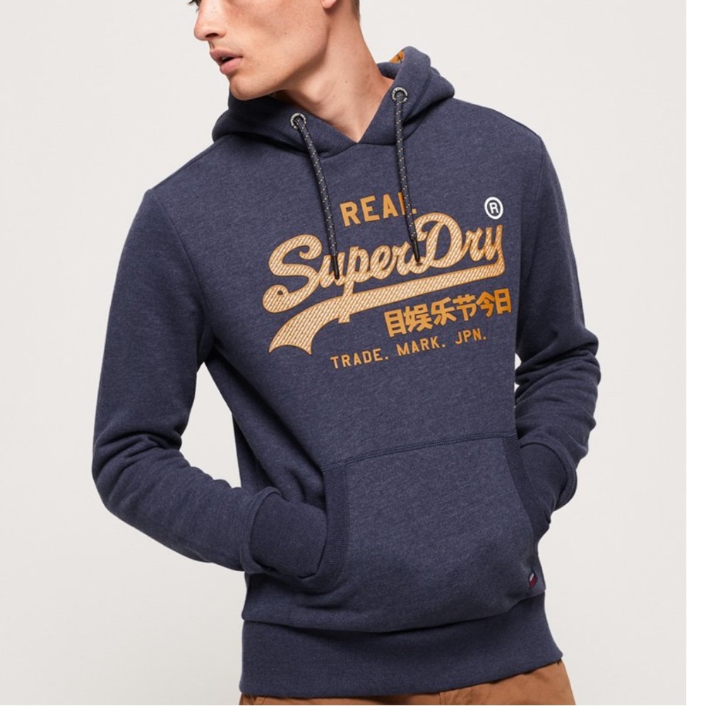 Superdry Men's Navy Hoodie